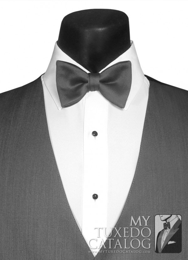 Grey 'Affection' Bow Tie | Ties | MyTuxedoCatalog.com