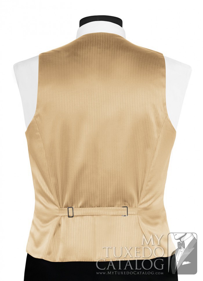 Toffee Gold 'Modern Solid' Vest | Vests | MyTuxedoCatalog.com