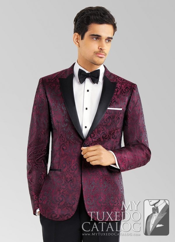 Burgundy 'Chase' Tuxedo | Tuxedos & Suits | MyTuxedoCatalog.com